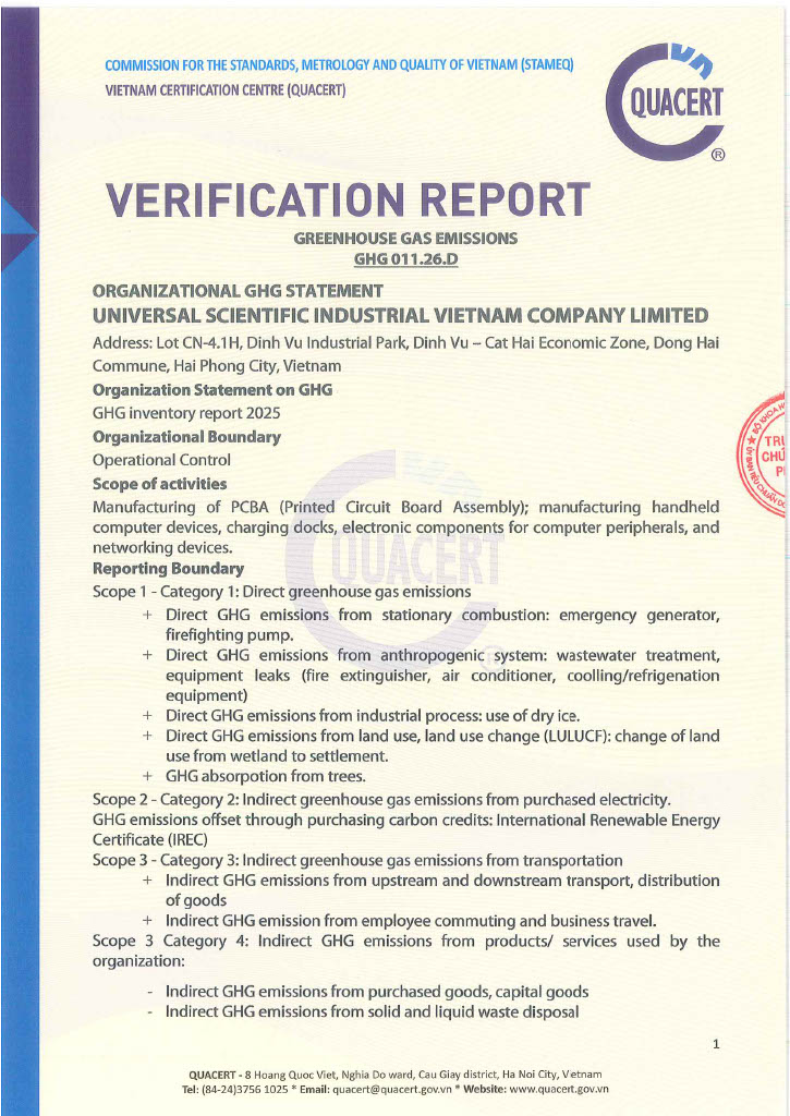 Universal Scientific Industrial