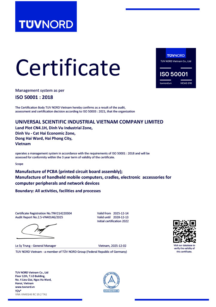 Universal Scientific Industrial